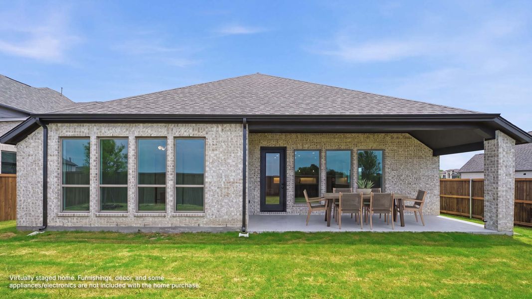 Exterior details and patio area of a home in Devonshire, Forney (Image 2). Exterior details and patio area of a home in Devonshire, Forney (Image 2).