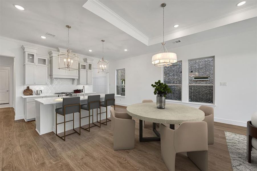 Furnished interior view inside a new home in Heath Golf & Yacht Villas, Heath (Image 14).