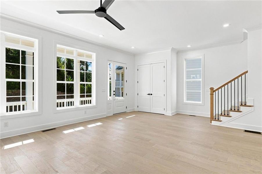 Spacious, unfurnished interior of a new home in Parkside Roswell, Roswell (Image 37).