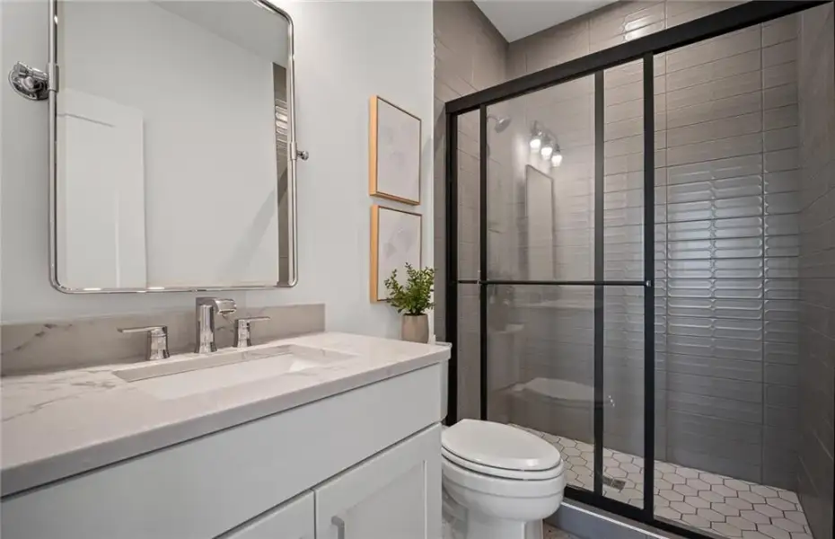 Furnished interior view inside a new home in Sterling Pointe, Cumming (Image 23).