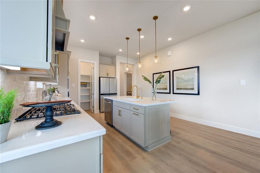 Furnished interior view inside a new home in Jordan Ranch, Katy (Image 8).