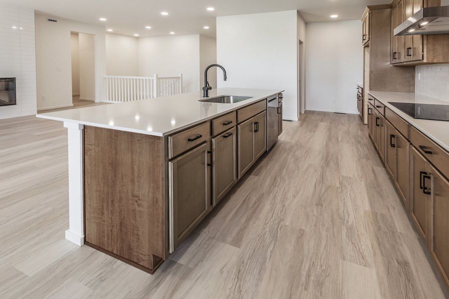 Representative furnished interior of a home built from the Morrison by Hartford Homes in Trailside, Timnath (Image 11).
