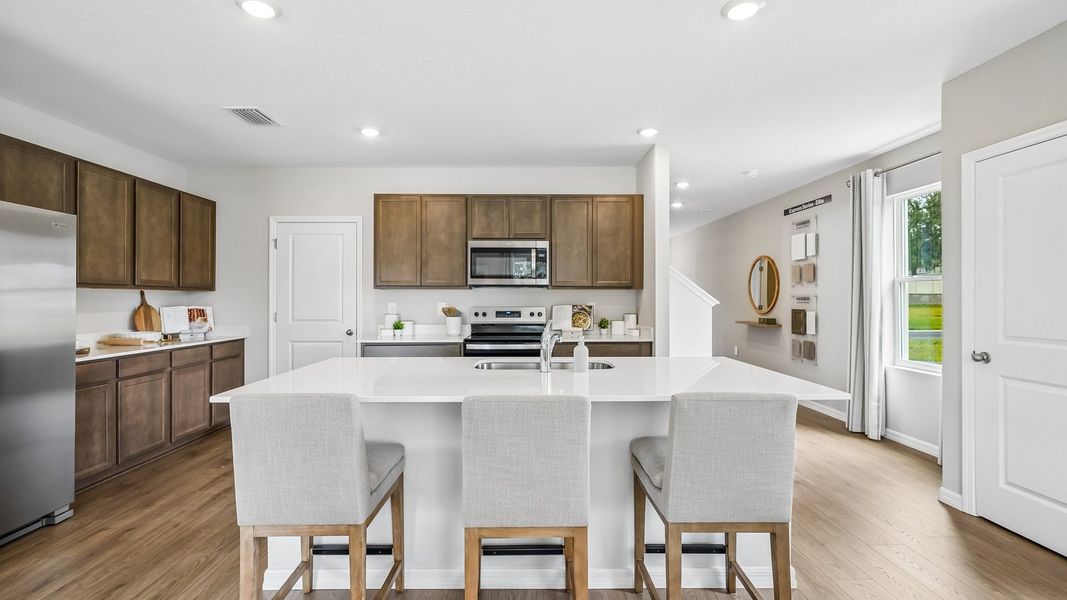 Furnished interior view inside a new home in Northwater at Two Rivers, Zephyrhills (Image 16).