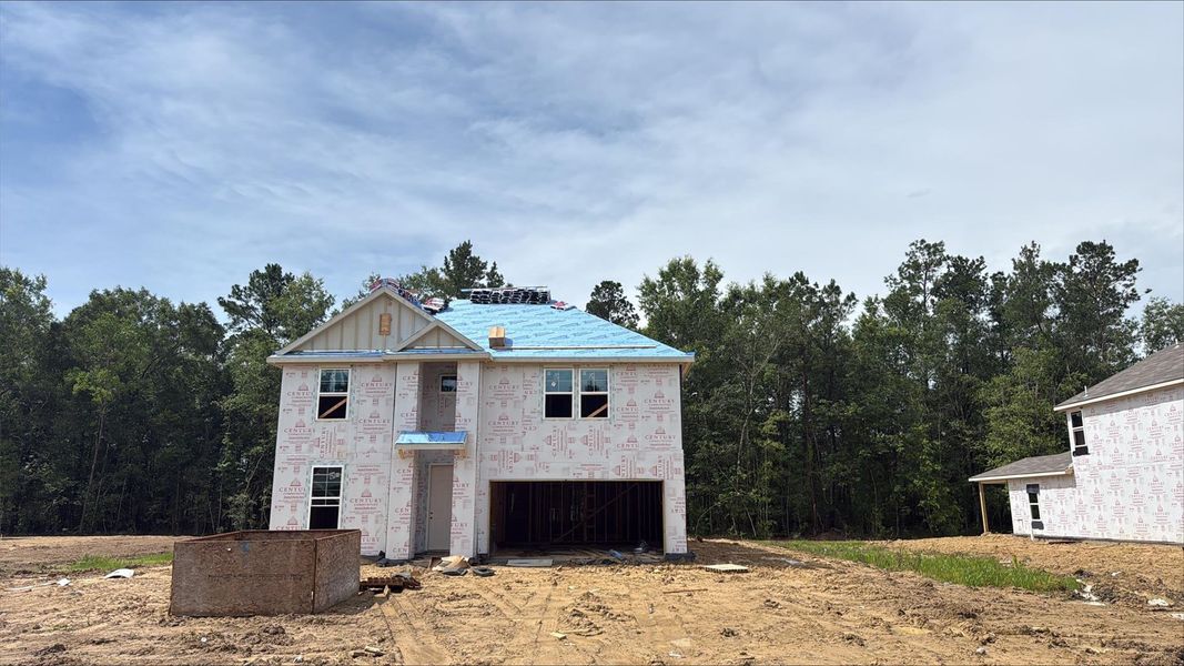 In-progress construction of a new home in Encino Estates, Dayton, TX (Image 24).