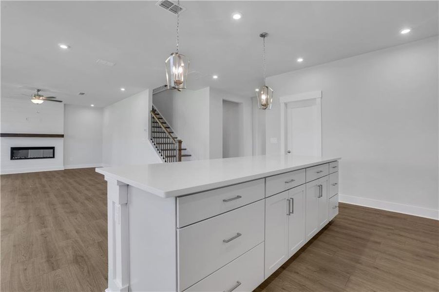 Furnished interior view inside a new home in The Paddocks at Doc Hughes, Buford (Image 8).