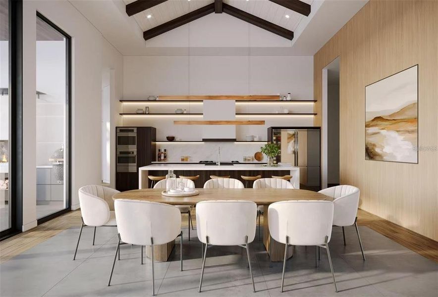 Furnished interior view inside a new home in , Sarasota (Image 4).