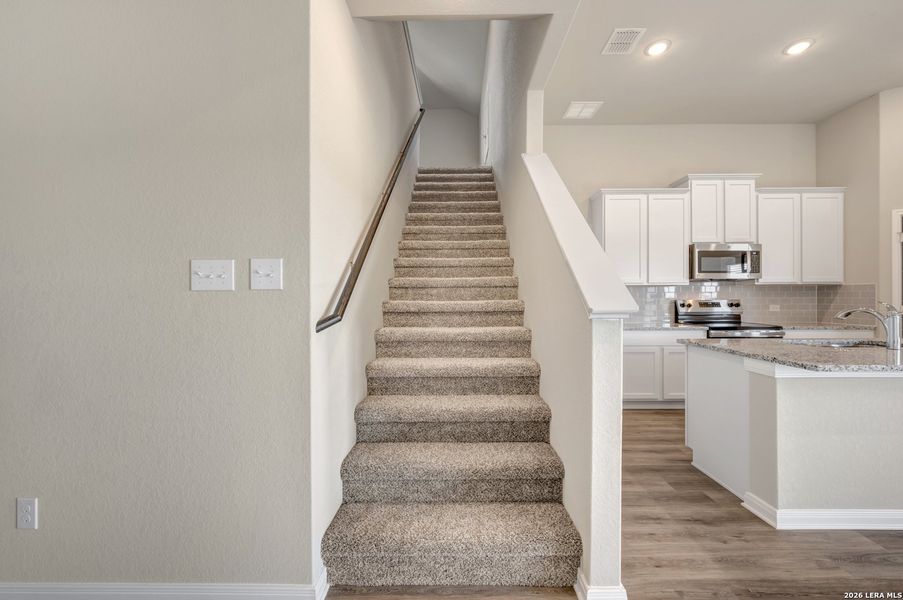 Furnished interior view inside a new home in Paloma Park, Converse (Image 6).