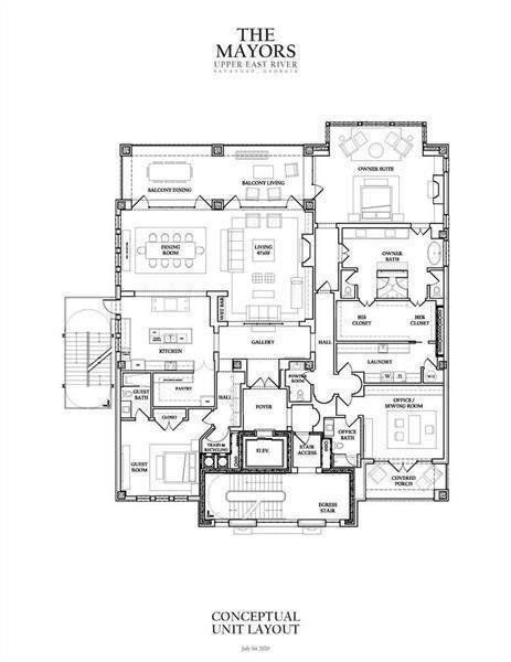 2D floor plan layout of this home in , Savannah, GA (Image 6).
