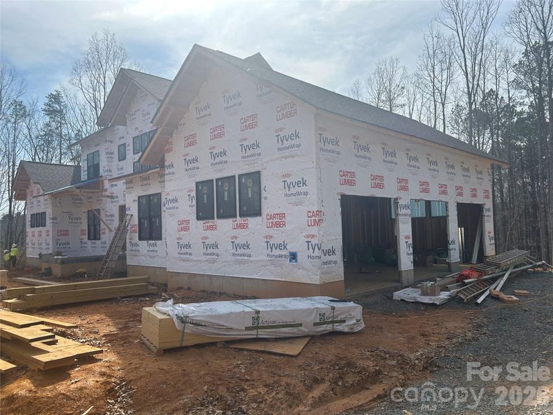 In-progress construction of a new home in , Charlotte, NC (Image 7).