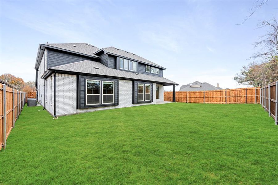 Exterior details and patio area of a home in East Oak Creek 60-65, Commerce (Image 24). Exterior details and patio area of a home in East Oak Creek 60-65, Commerce (Image 24).