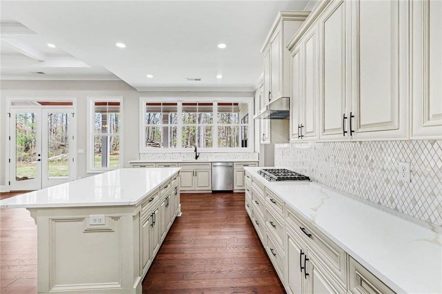 Furnished interior view inside a new home in , Atlanta (Image 8).