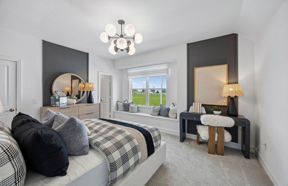 Representative furnished interior of a home built from the Rainier by Pulte Homes in Wilson Creek Meadows, Celina (Image 17).