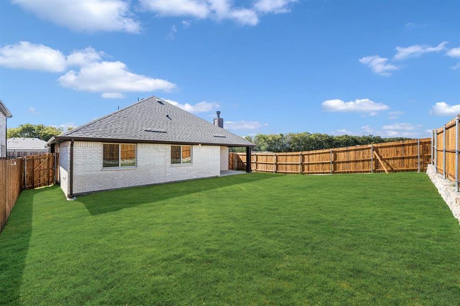Exterior details and patio area of a home in Anderson Crossing, Trenton (Image 19). Exterior details and patio area of a home in Anderson Crossing, Trenton (Image 19).