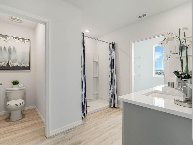 Furnished interior view inside a new home in Cascades, Davenport (Image 24).