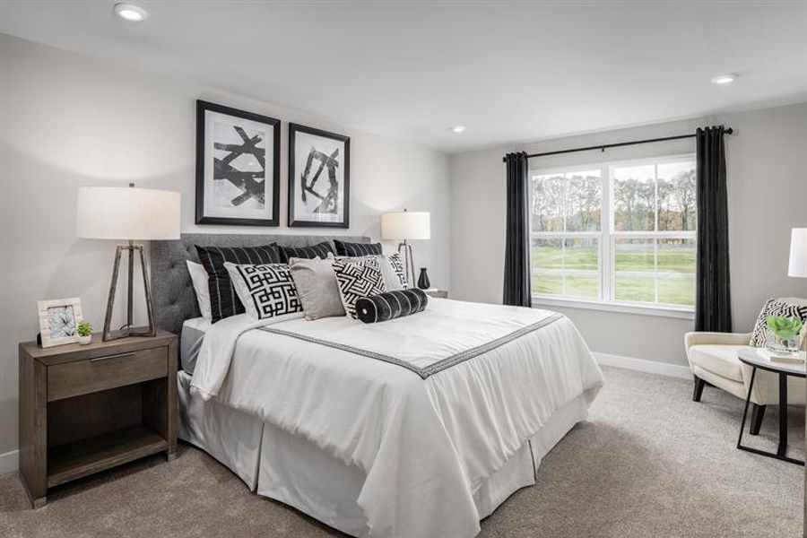 Representative furnished interior of a home built from the Odessa by Ryan Homes in Lakes at Riverbend, Navassa (Image 13). Representative furnished interior of a home built from the Odessa by Ryan Homes in Lakes at Riverbend, Navassa (Image 13).