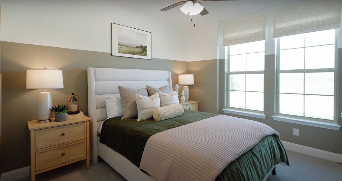 Representative furnished interior of a home built from the Richland by Beazer Homes in Goodland: Crossings 50', Midlothian (Image 6).