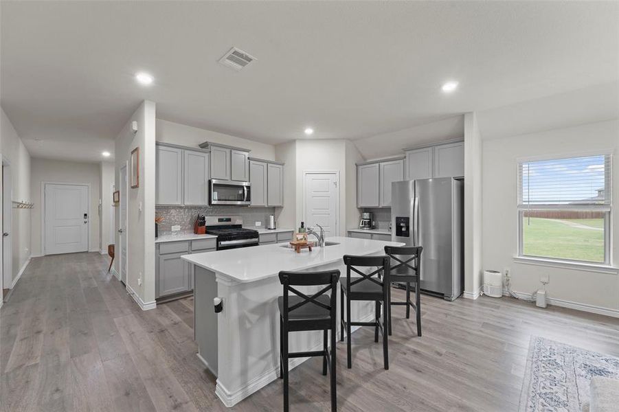 Furnished interior view inside a new home in , Aubrey (Image 14).