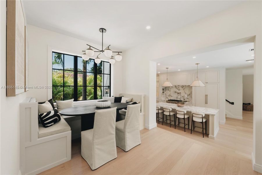 Furnished interior view inside a new home in , Miami (Image 9).