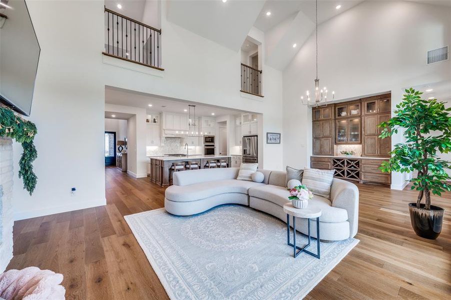 Furnished interior view inside a new home in Sandbrock Ranch, Aubrey (Image 12).