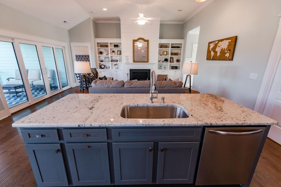 Representative furnished interior of a home built from the Marshall by Bill Clark Homes in Riverside Cove, Wilmington (Image 9).