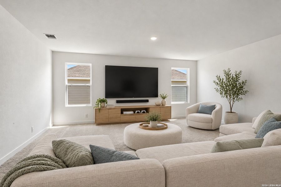 Furnished interior view inside a new home in Saddlebrook Ranch, Schertz (Image 8).