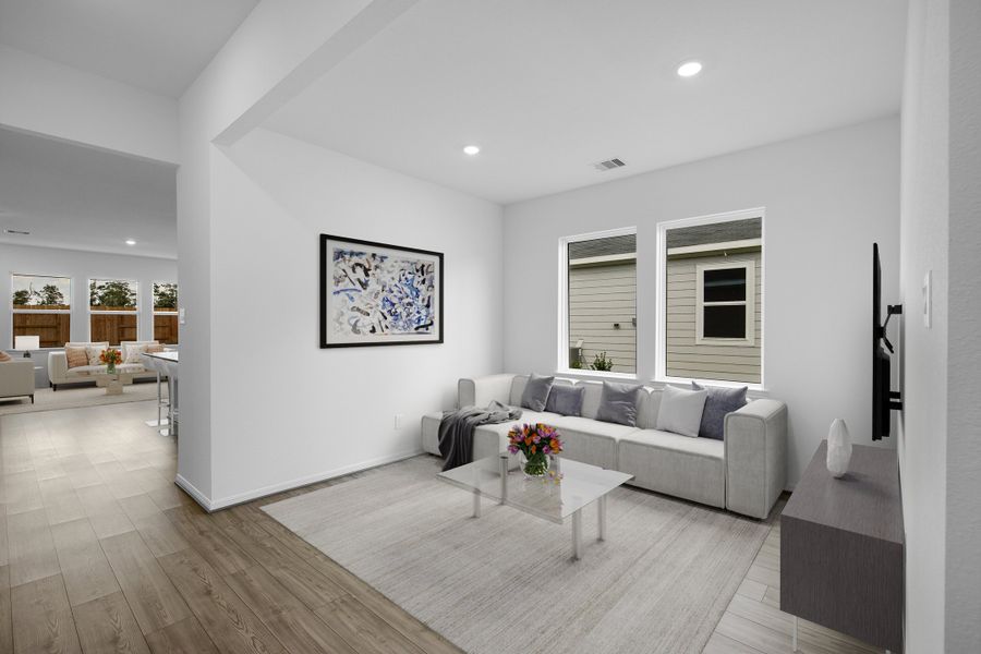 Furnished interior view inside a new home in Hockley Meadows, Hockley (Image 13).