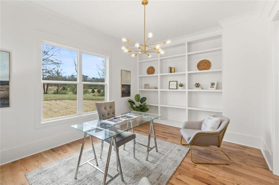 Furnished interior view inside a new home in , Social Circle (Image 42).