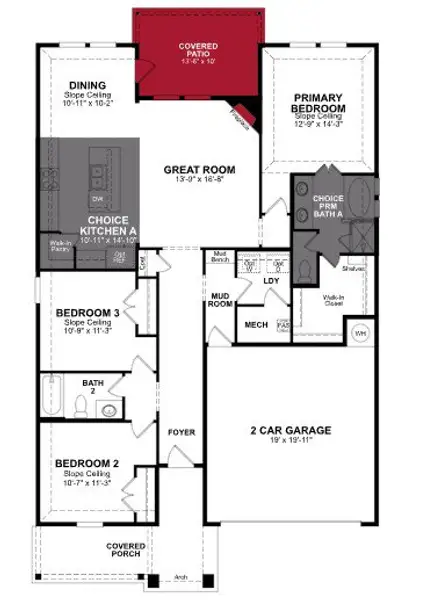 2D floor plan layout of this home in Lake Pointe, Little Elm, TX (Image 2). 2D floor plan layout of this home in Lake Pointe, Little Elm, TX (Image 2).