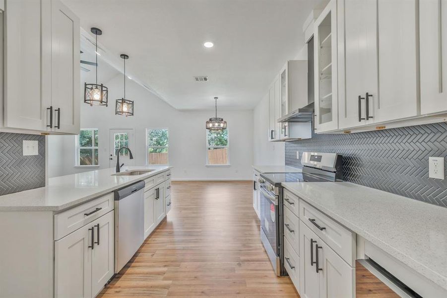 Furnished interior view inside a new home in , Granbury (Image 6). Furnished interior view inside a new home in , Granbury (Image 6).