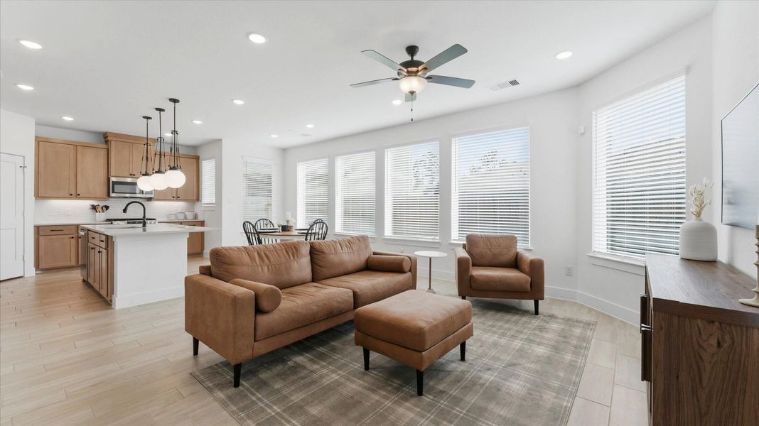 Furnished interior view inside a new home in Balmoral, Humble (Image 20).