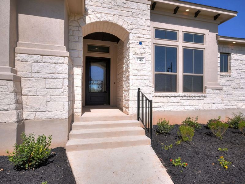 Representative exterior details of a home built from the Siena III by Giddens Homes in Clearwater Ranch, Liberty Hill (Image 58).