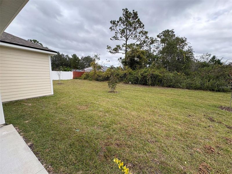 Exterior details and patio area of a home in , Palm Coast (Image 2). Exterior details and patio area of a home in , Palm Coast (Image 2).