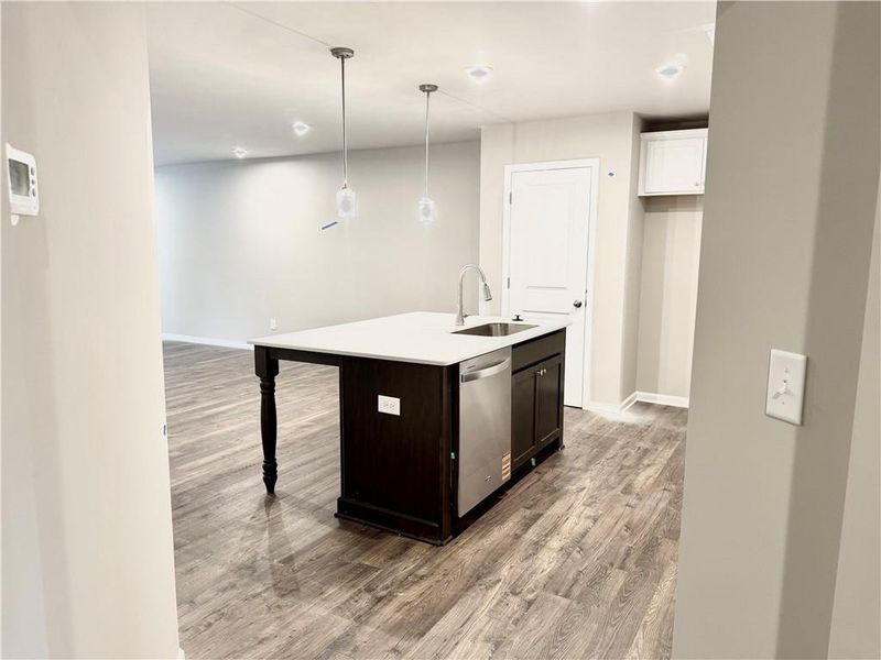 Furnished interior view inside a new home in Silver Leaf, Dawsonville (Image 4).