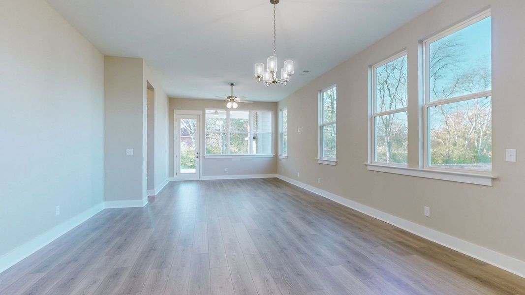 Furnished interior view inside a new home in Riley Farms, Rockvale (Image 4).