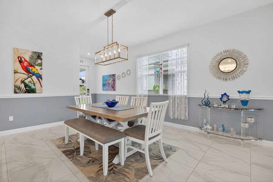 Furnished interior view inside a new home in , Port St. Lucie (Image 40).