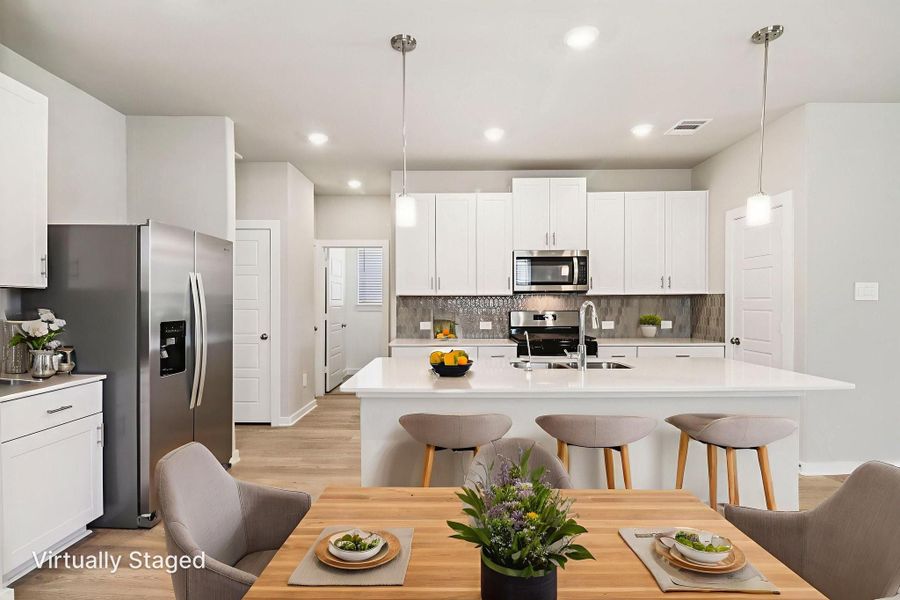 Photo is not of the actual home, but is an inspirational photo of builder’s model home and may depict options, furnishings, and/or decorator features that are not included