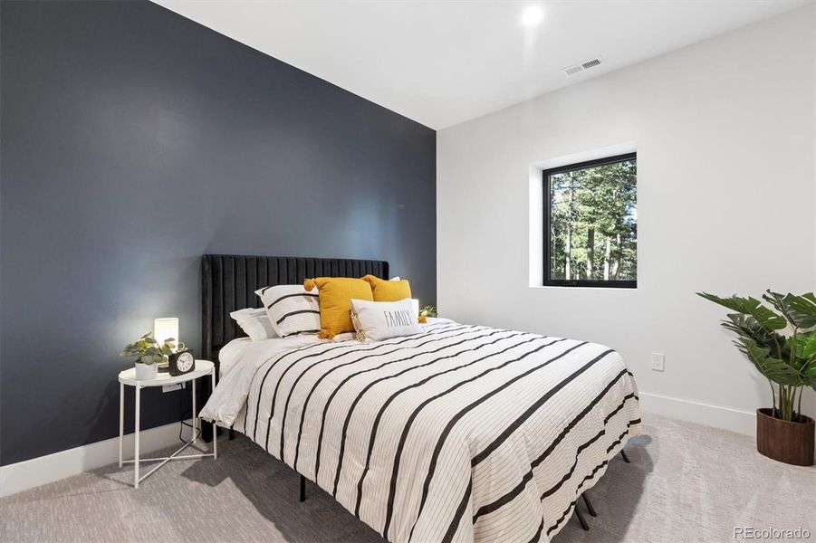 Basement room can be purposed as an office or additional bedroom Basement room can be purposed as an office or additional bedroom