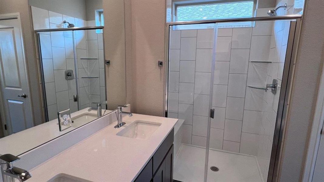 Furnished interior view inside a new home in Bluestem, Rhome (Image 8).