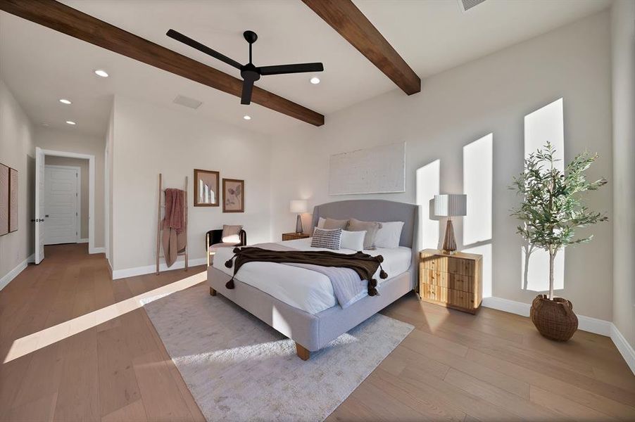 Furnished interior view inside a new home in Azalea Hollow, Midlothian (Image 36).