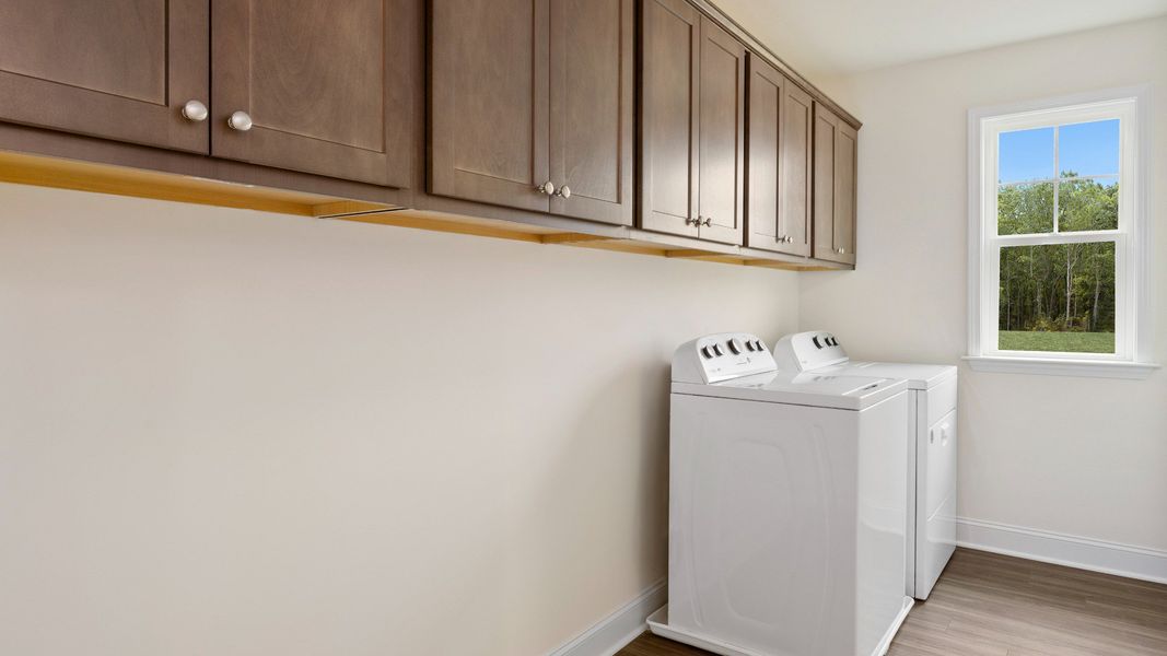 Furnished interior view inside a new home in Blake Pond, Lillington (Image 17).