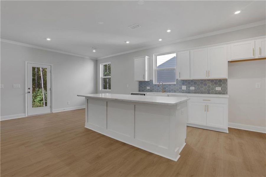 Furnished interior view inside a new home in Cambridge at Steels Bridge, Canton (Image 7).