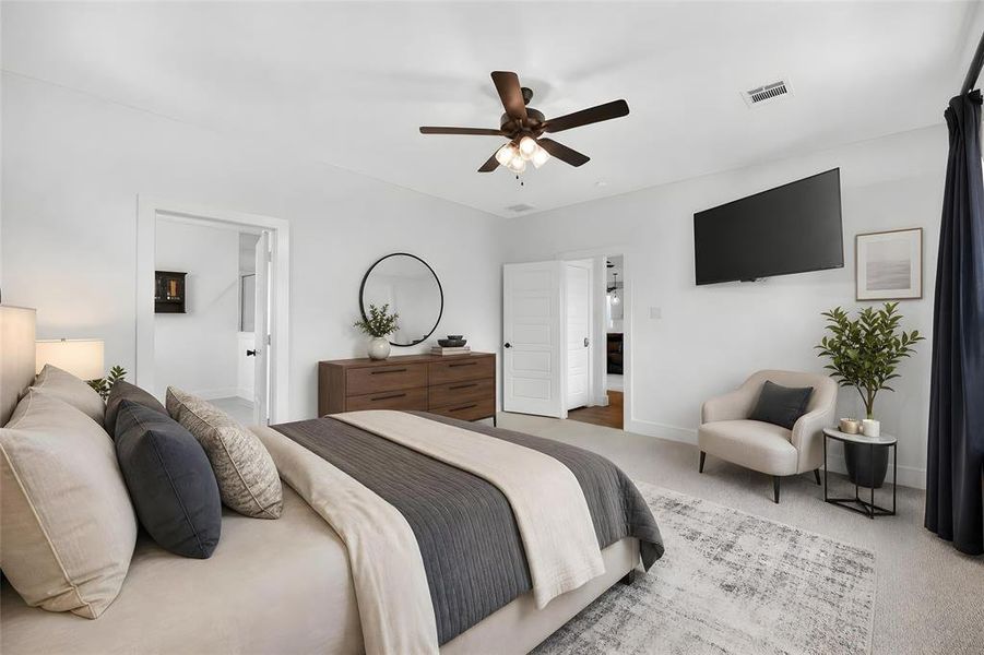 Furnished interior view inside a new home in Talon Hills, Fort Worth (Image 7).