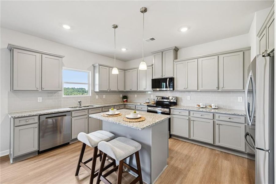 Furnished interior view inside a new home in The Hills at Cedar Creek, Winder (Image 17).