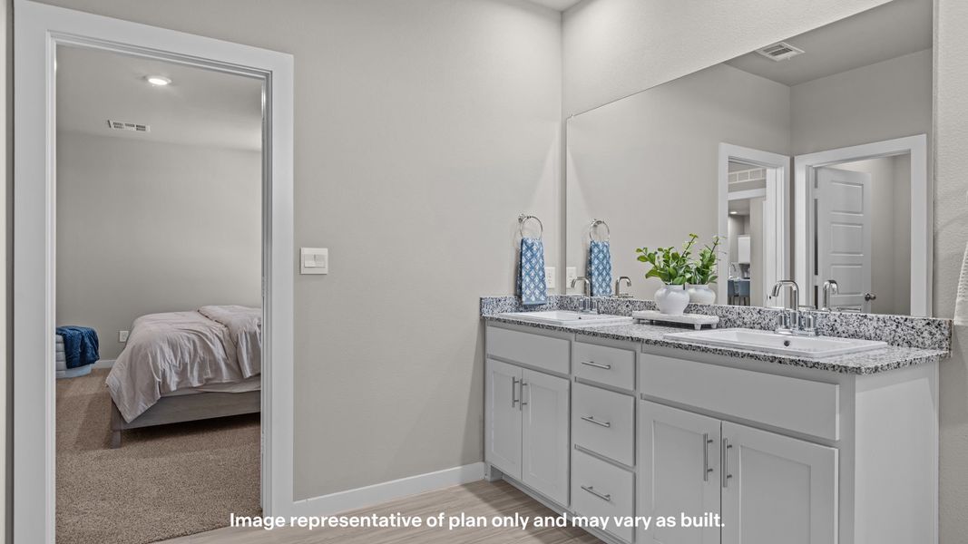 Furnished interior view inside a new home in Homestead at Parks Bell Ranch, Odessa (Image 10).