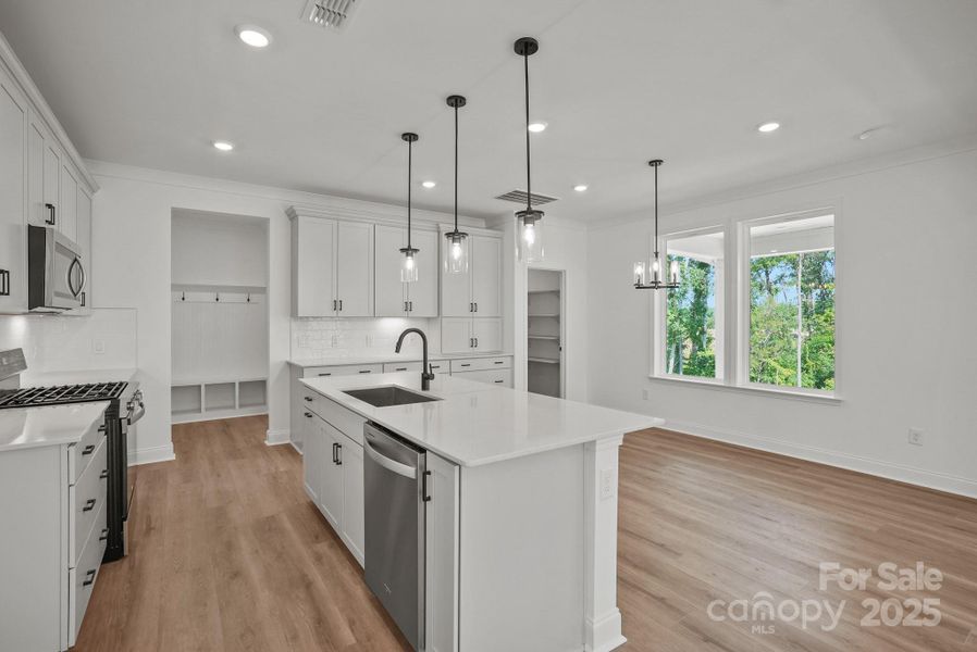 Furnished interior view inside a new home in Cannon Run, Concord (Image 13). Furnished interior view inside a new home in Cannon Run, Concord (Image 13).