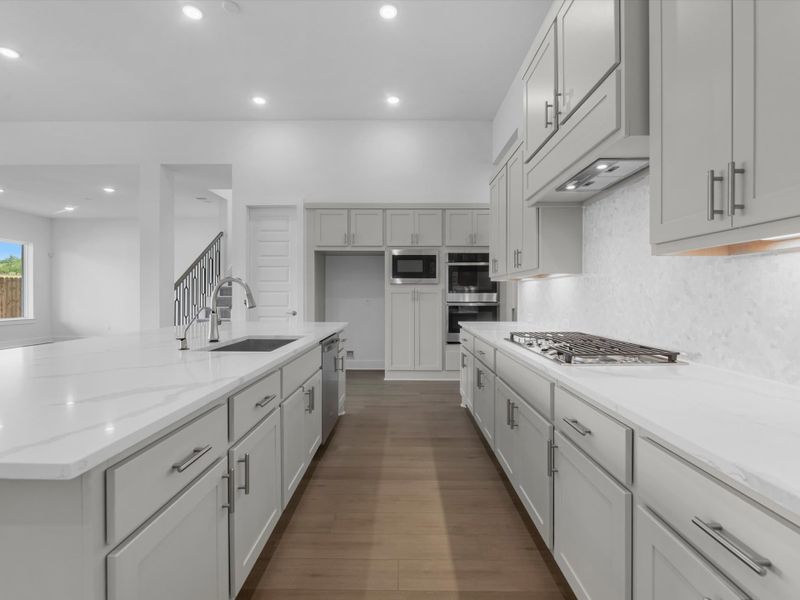 Furnished interior view inside a new home in Sienna 60’, Missouri City (Image 7).