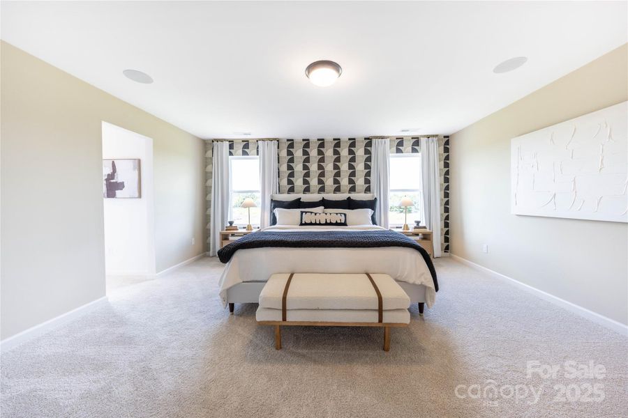 Furnished interior view inside a new home in Whispering Hills, Locust (Image 4).