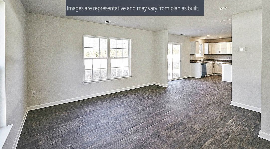 Representative unfurnished interior of a home built from the Shane by D.R. Horton in Fishel Village, Winston-Salem (Image 11). Representative unfurnished interior of a home built from the Shane by D.R. Horton in Fishel Village, Winston-Salem (Image 11).