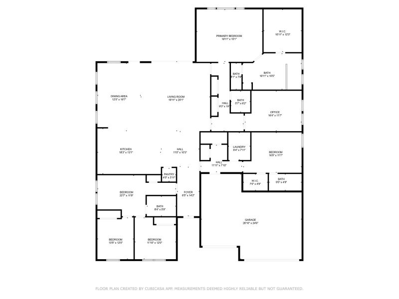 2D floor plan layout of this home in , Odessa, FL (Image 3).