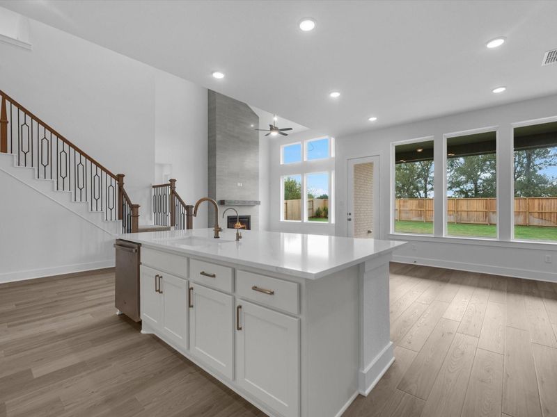 Furnished interior view inside a new home in Pecan Ridge, Fulshear (Image 11).